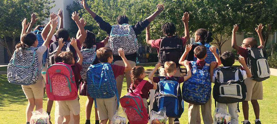 Feeding hungry families, one backpack at a time